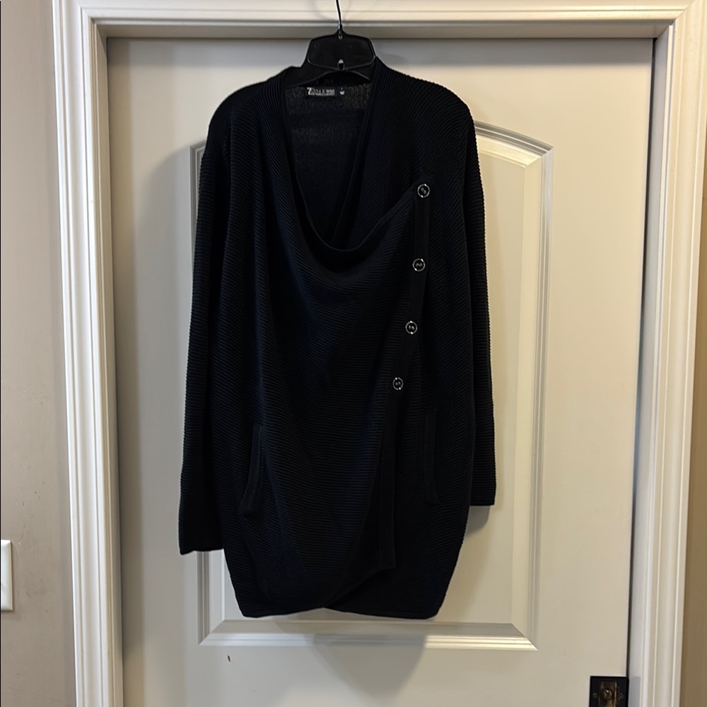 New York & Company Black Cardigan Sweater